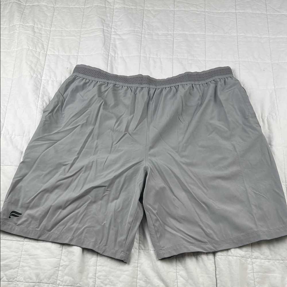 Men's‎ Gray Fabletics Athletic Shorts Size XXL Lightweight Breathable Activewear
